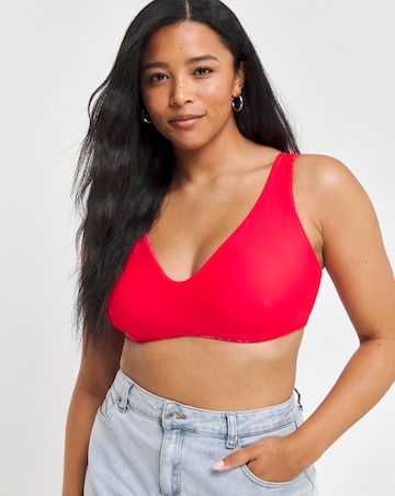 Mix And Match Non Wired Reversible High Apex Bikini Top