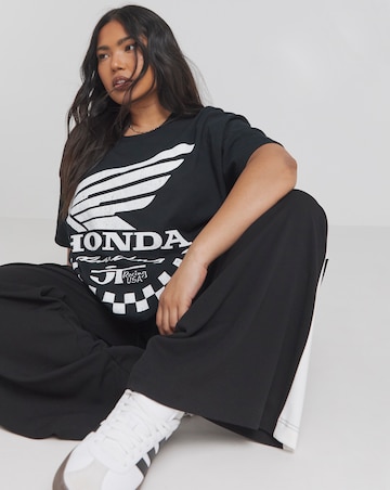 Black Honda Racing License T-Shirt