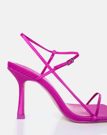 Public Desire Pheobe Barley There Sandals Wide E Fit