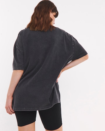 Band Tee and Cycling Short Lounge Set