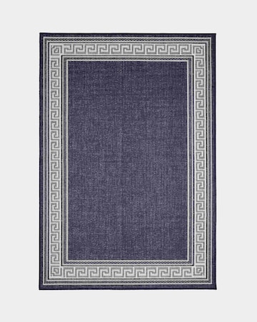 Gel Backed Greek Key Rug