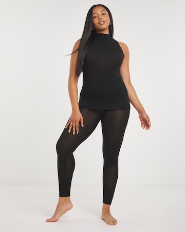 Sloggi Ever Cosy Thermal Turtle Neck Top Black