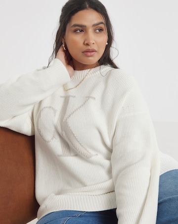 Calvin Klein Jeans Intarsia High Neck Sweater
