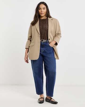 Cinched Waist Blazer