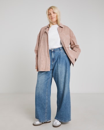 Ballet Pink Denim Workwear Jacket