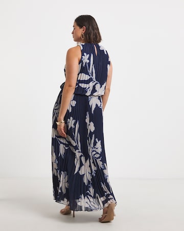 Joanna Hope Printed Pleated Dress