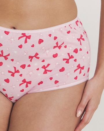 Pretty Secrets (6 Pack) Cotton Full Fit Brief Knickers