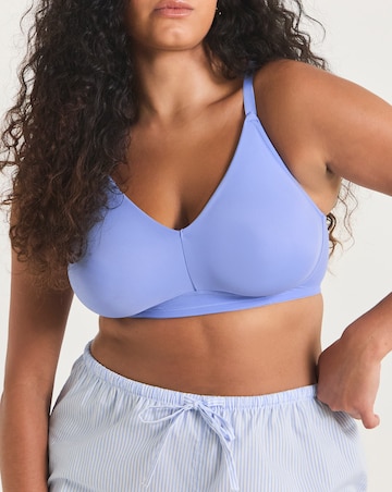 Pretty Secrets (3 Pack) Claire Micro Moulded Full Cup Non Wired Bras (B-E) Blue