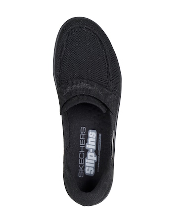 Skechers Black On-The-Go Flex Radiant Bonnie Slip In Loafers - Standard Fit (D)