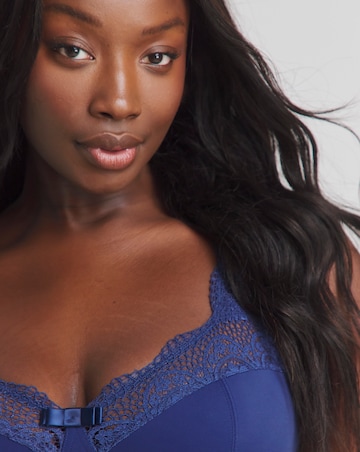 Pretty Secrets (2 Pack) Lottie Micro Non Wired Bras (B-F) Navy/Blush