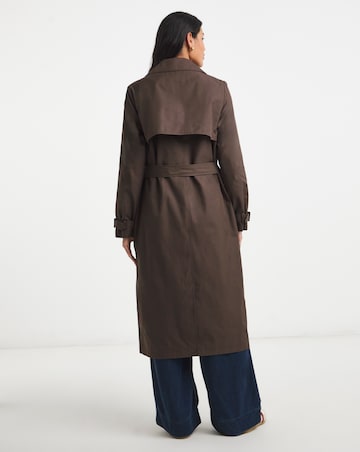 Chocolate Essential Trench Coat