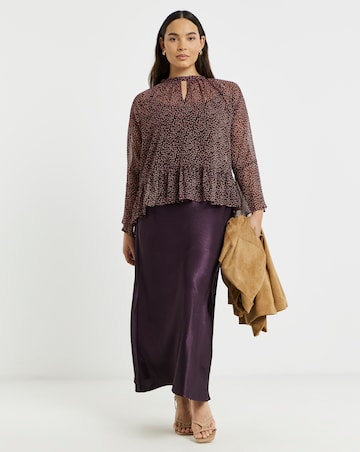 Satin Maxi Skirt