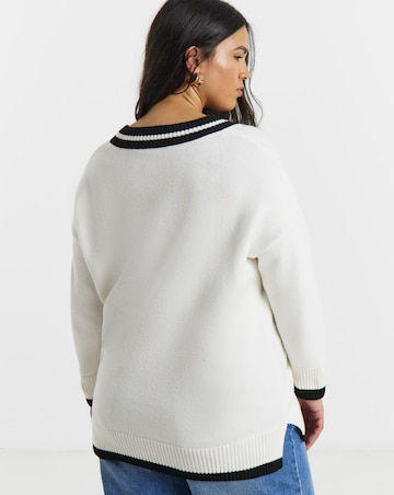Simply Be Varsity Tunic Jumper