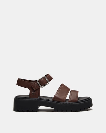 Timberland Stone Street Dark Brown Full Grain Sandals