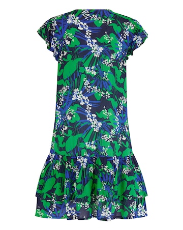 Pour Moi Gracie Crinkle Frill Swing Beach Dress