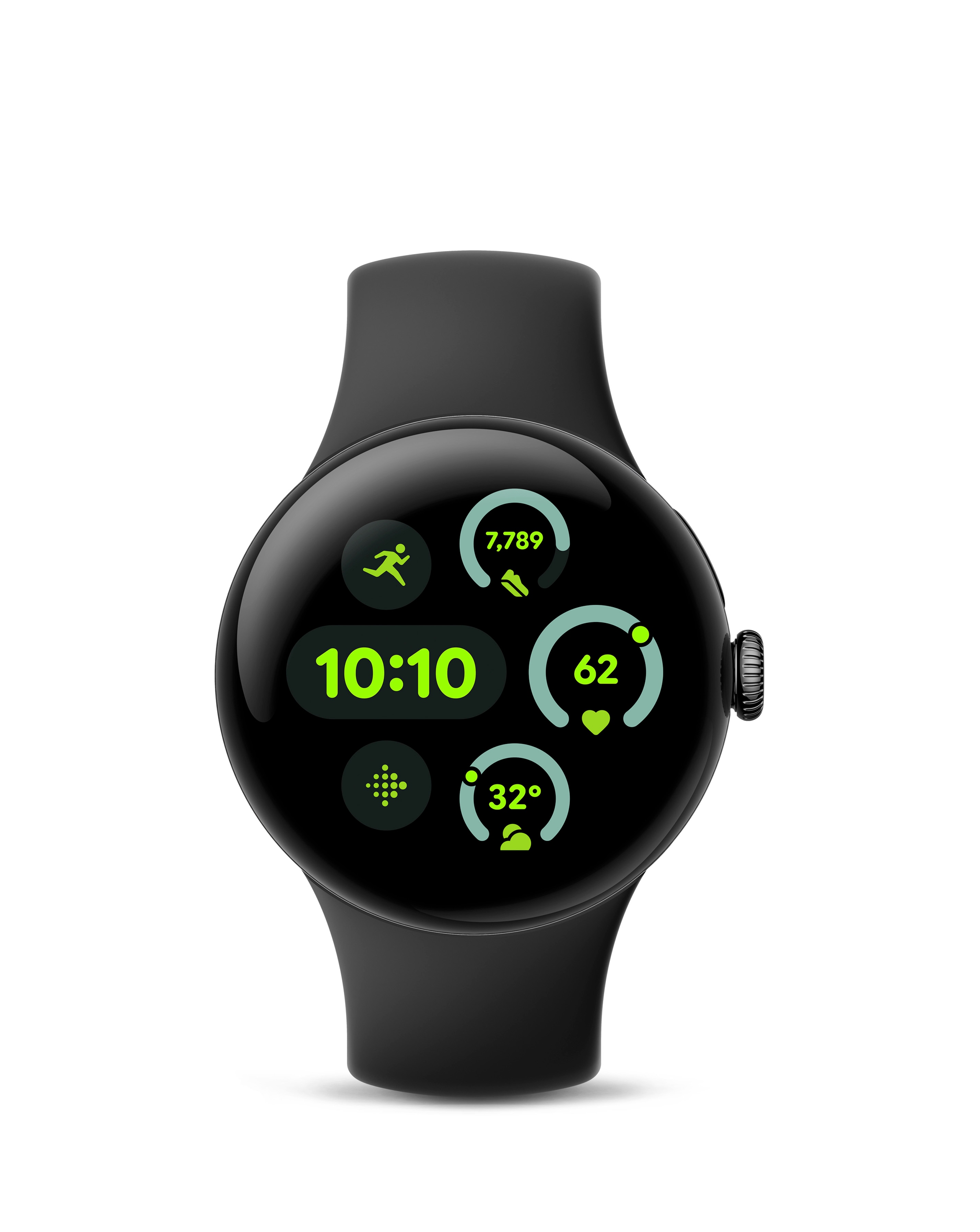 Google Pixel Watch 3 Black/Black WiFi 45mm | Simply Be