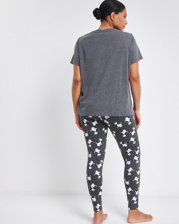 Pretty Secrets Christmas Scotty Dog Value Pyjama Legging Set