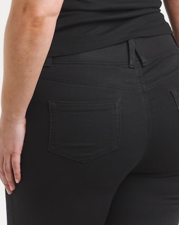 Black Stretch Slim Pull On Jeggings