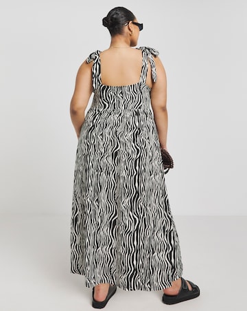 Simply Be Mono Supersoft Jersey Maxi Dress