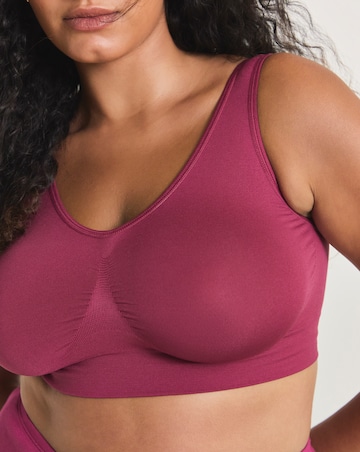 Pretty Secrets (3 Pack) Plain Comfort Tops (Fits Up To D Cup) Berry Multi