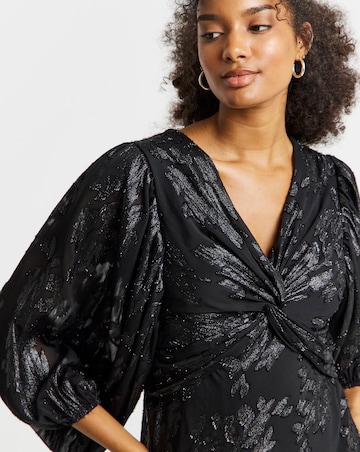 Joanna Hope Lurex Maxi Dress