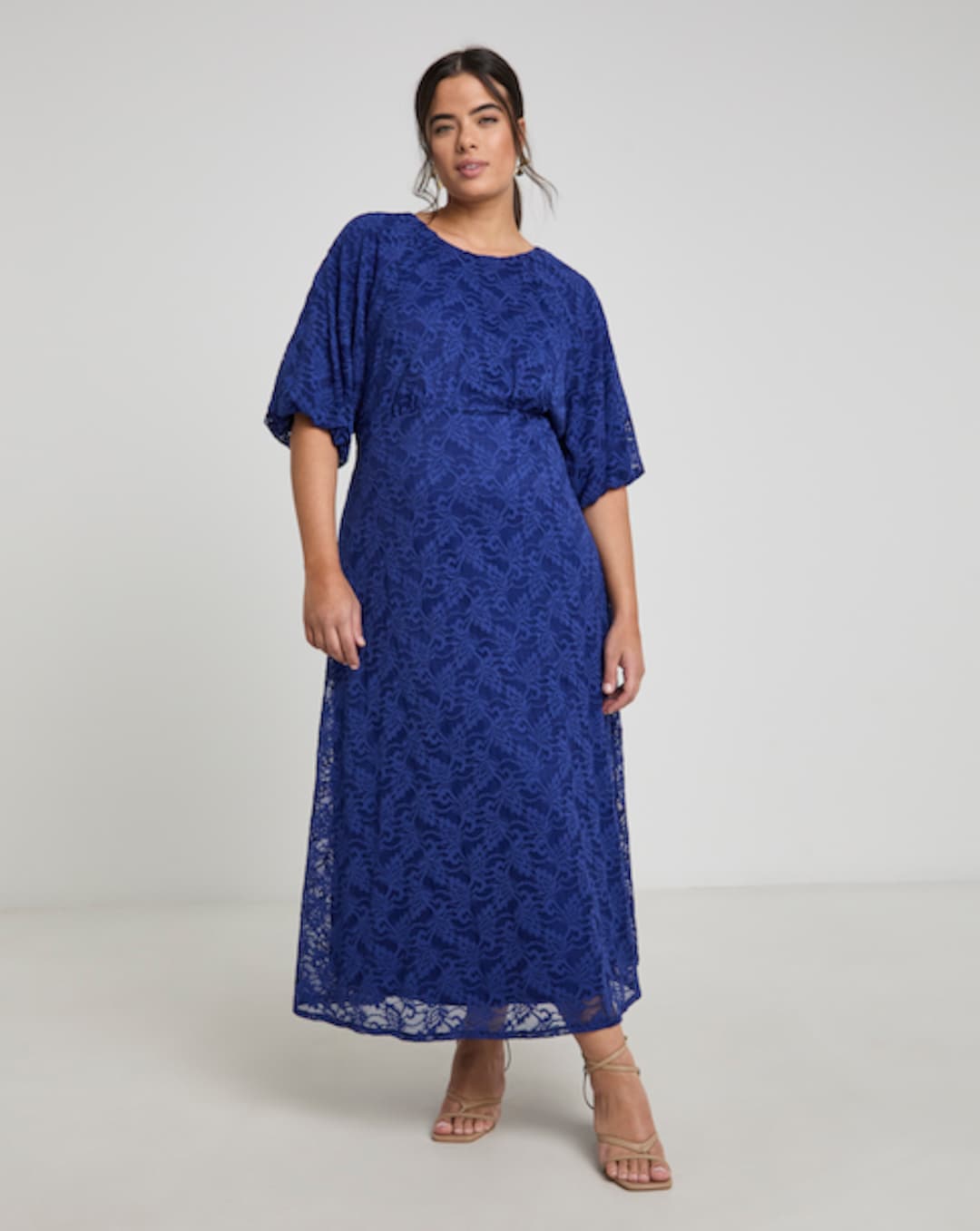 long floral silk dress Jasmine Floral Satin Dress