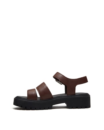 Timberland Stone Street Dark Brown Full Grain Sandals