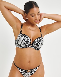 Ann Summers Wild Desire Padded Plunge Wired Bra Multi