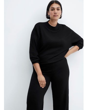 Mango Knitted Wideleg Trousers