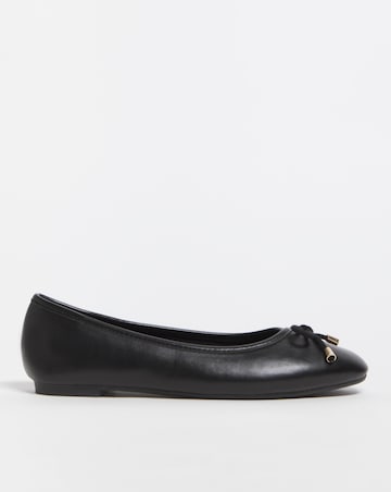 Selena Classic Flat Ballerina Shoes Wide Fit Simply Comfort