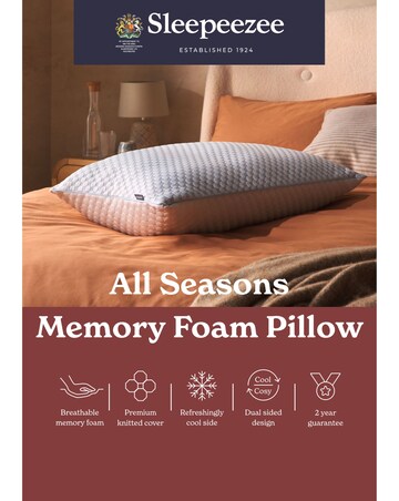 Sleepeezee All Seasons Support Memory Foam Pillow