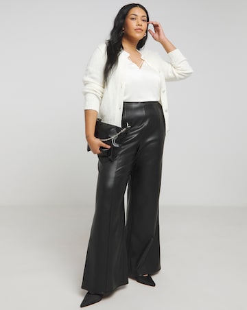Joanna Hope Tulle Knit Cardigan