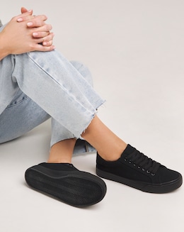 Busselton Lace Up Leisure Pumps - Wide Fit (E)