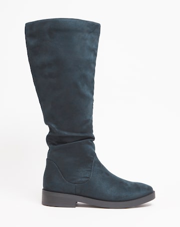 Evren Ruched Boot - Standard Fit (D) & Standard Calf