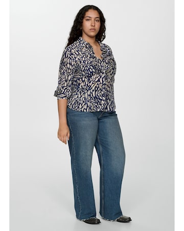 Mango Camila Abstract Shirt