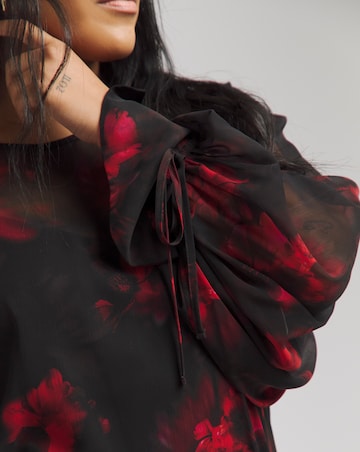 Joanna Hope Tie Sleeve Blouse
