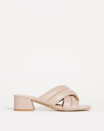 Delly Soft Volume Low Mule Sandals Wide Fit Simply Comfort