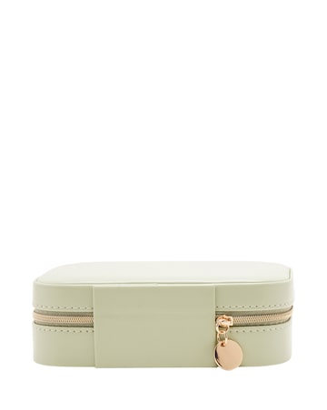 Sophia Lane Green Floral Jewellery Box