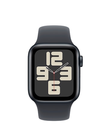 Apple Watch SE GPS 40mm Midnight Aluminium Case with Midnight Sport Band - M/L