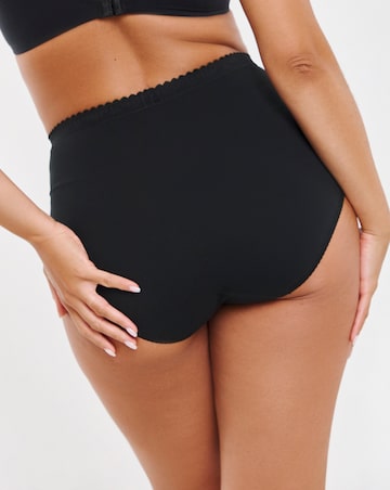 Sloggi 2Pack Light Control Maxi Knickers Black or White