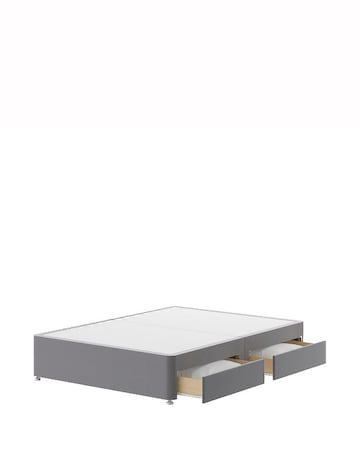 Silentnight Fabric 4 Drawer Divan Base Only