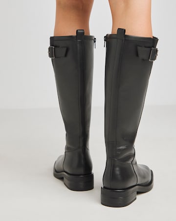 Winona Smart Leather Riding Boots - Wide Fit (E) & Curvy Calf