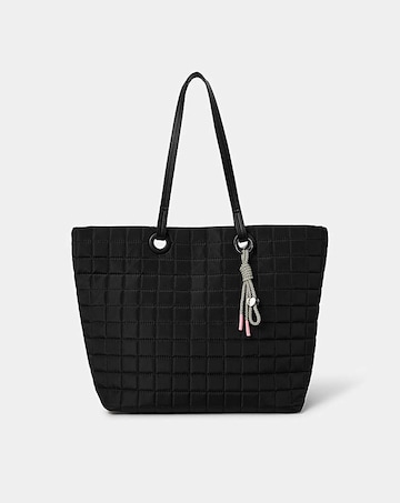 Accessorize Quilted Nylon Tote Bag