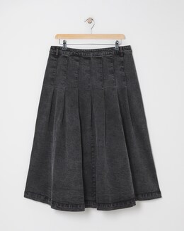 Liz Claiborne Womens Mid Rise Long A-Line Skirt, Color: Burgundy Floral
