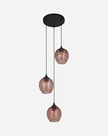 Plum Glass Pendant