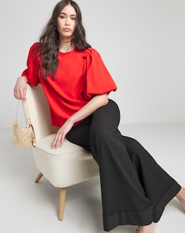 Joanna Hope Puff Sleeve Blouse