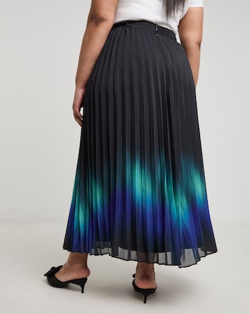 Joanna Hope Ombre Pleated Skirt