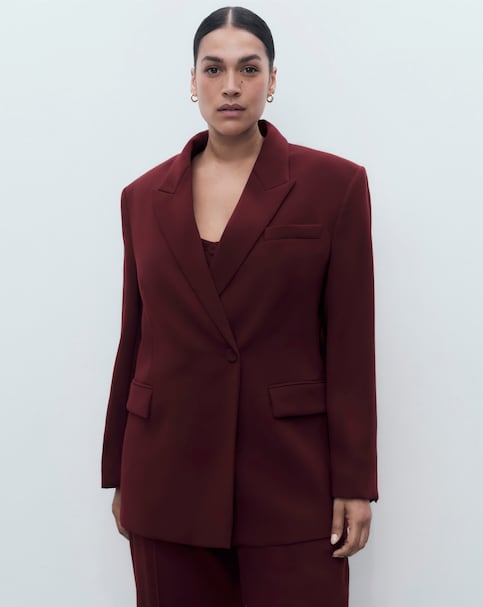 Mango Red Blazer