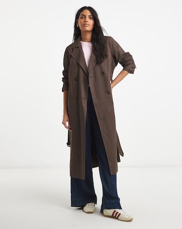Chocolate Essential Trench Coat