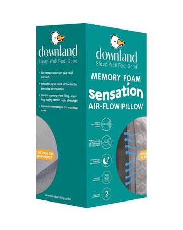 Downland Memory Foam Breathable Sensation Pillow